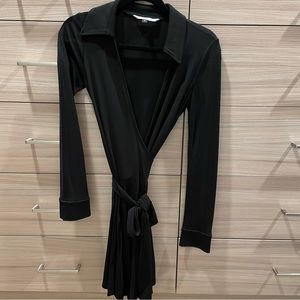Diane von Furstenberg DVF Wrap Dress Black 4